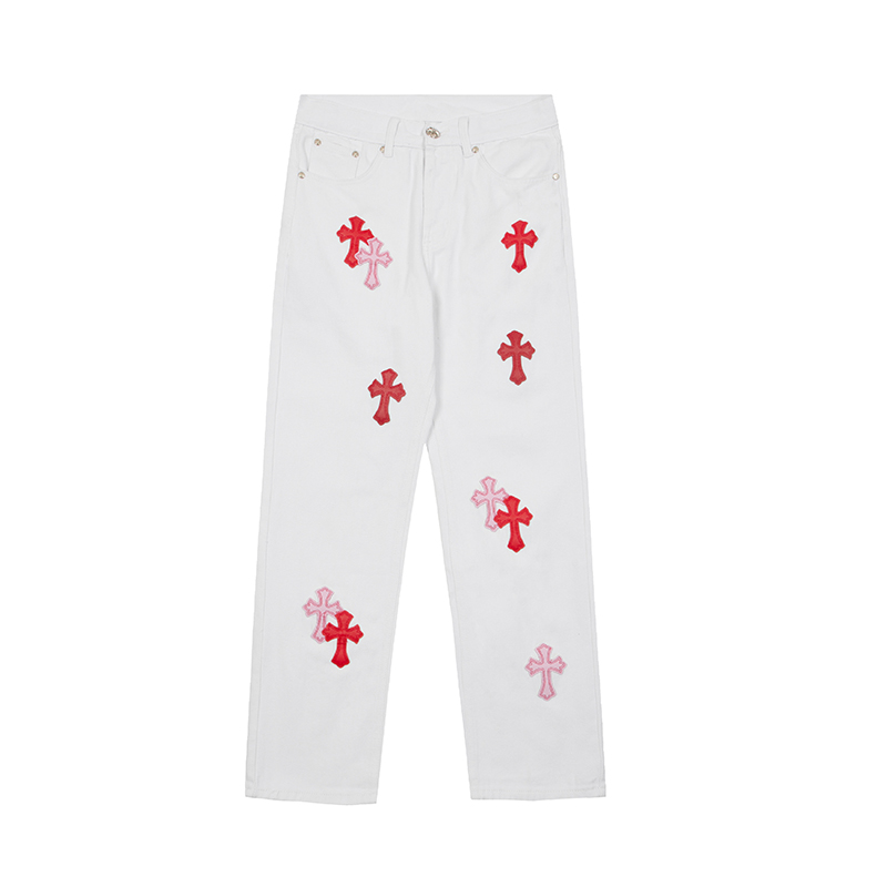 CHROME HEARTS PINK MULTICOLOR PATCH DENIM (SPO) – OBTAIND